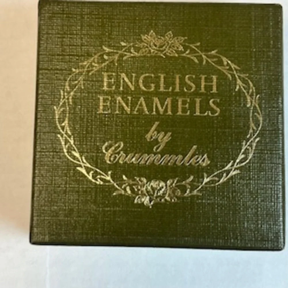 Crummles English Enamels Mourning Dove Trinket Box My Love Ill Treat With Kisses - Picture 3 of 9